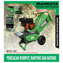 MAHKOTA MCS-120 / PENCACAH RUMPUT, RANTING DAN BATANG