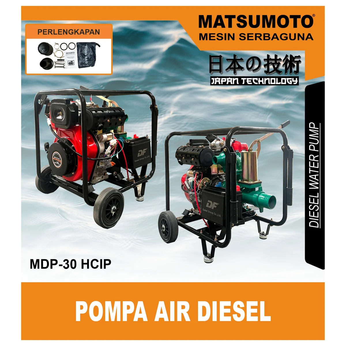 MATSUMOTO MDP-30 HCIP / DIESEL WATER PUMP / POMPA AIR DIESEL