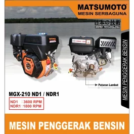 MATSUMOTO MGX-210 ND1 / MESIN PENGGERAK BENSIN