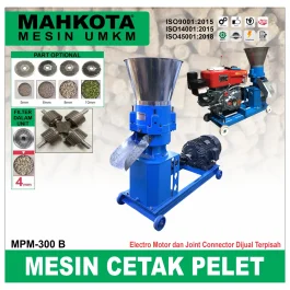 MAHKOTA MPM-300 B / MESIN CETAK PELET