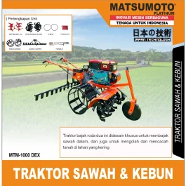 MATSUMOTO MTM-1000 DEX / TRAKTOR SAWAH & KEBUN