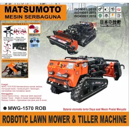 MATSUMOTO MWG-1570 ROB | ROBOTIC LAWN MOWER & TILLER MACHINE