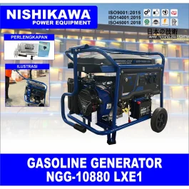 NISHIKAWA NGG-10880 LXE1 / GASOLINE GENERATOR