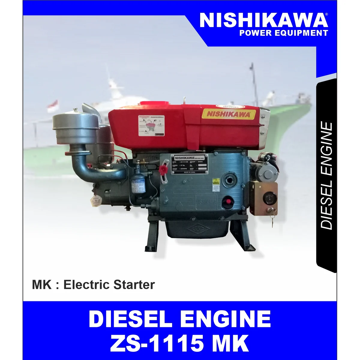 NISHIKAWA ZS-1115 MK-2P / MESIN DIESEL