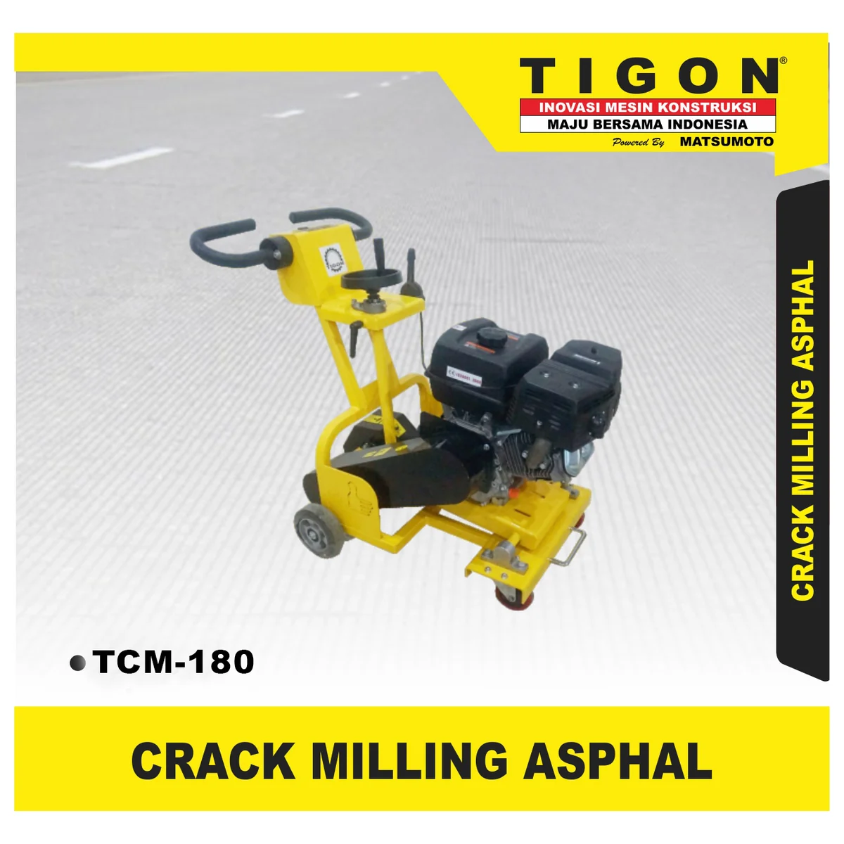 TIGON TCM 180 / CRACK MILLING ASPHAL