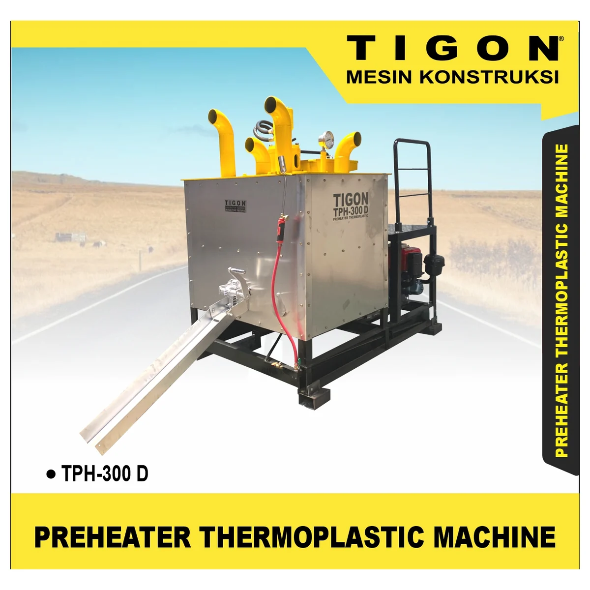 TIGON TPH-300 D / PREHEATER THERMOPLASTIC MACHINE