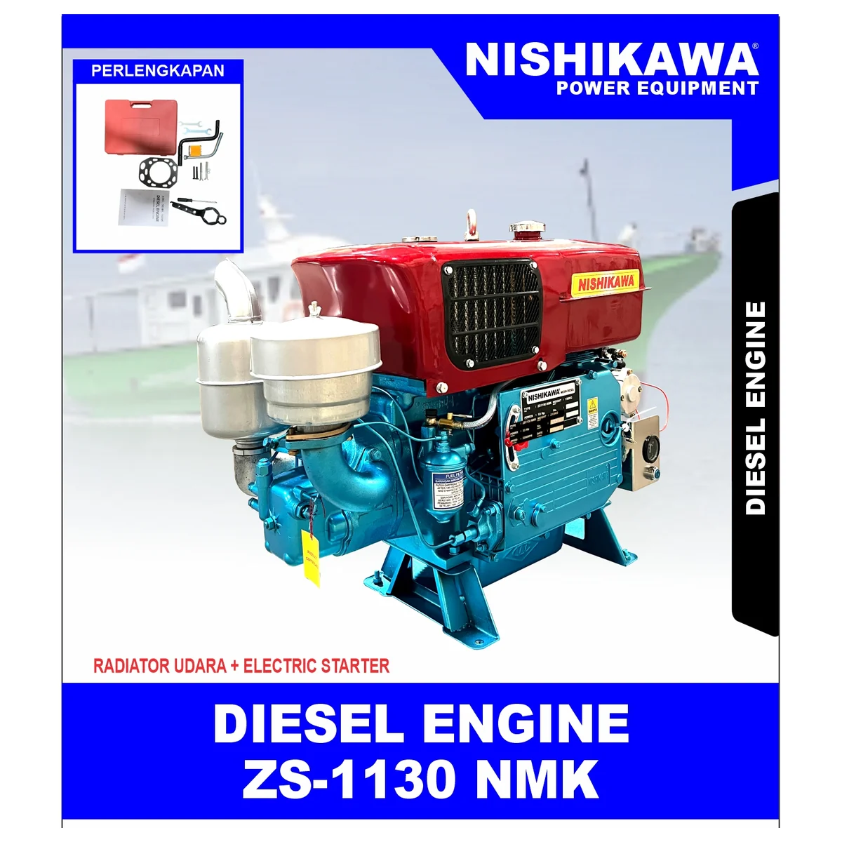 NISHIKAWA ZS 1130 NMK - 2P / DIESEL ENGINE